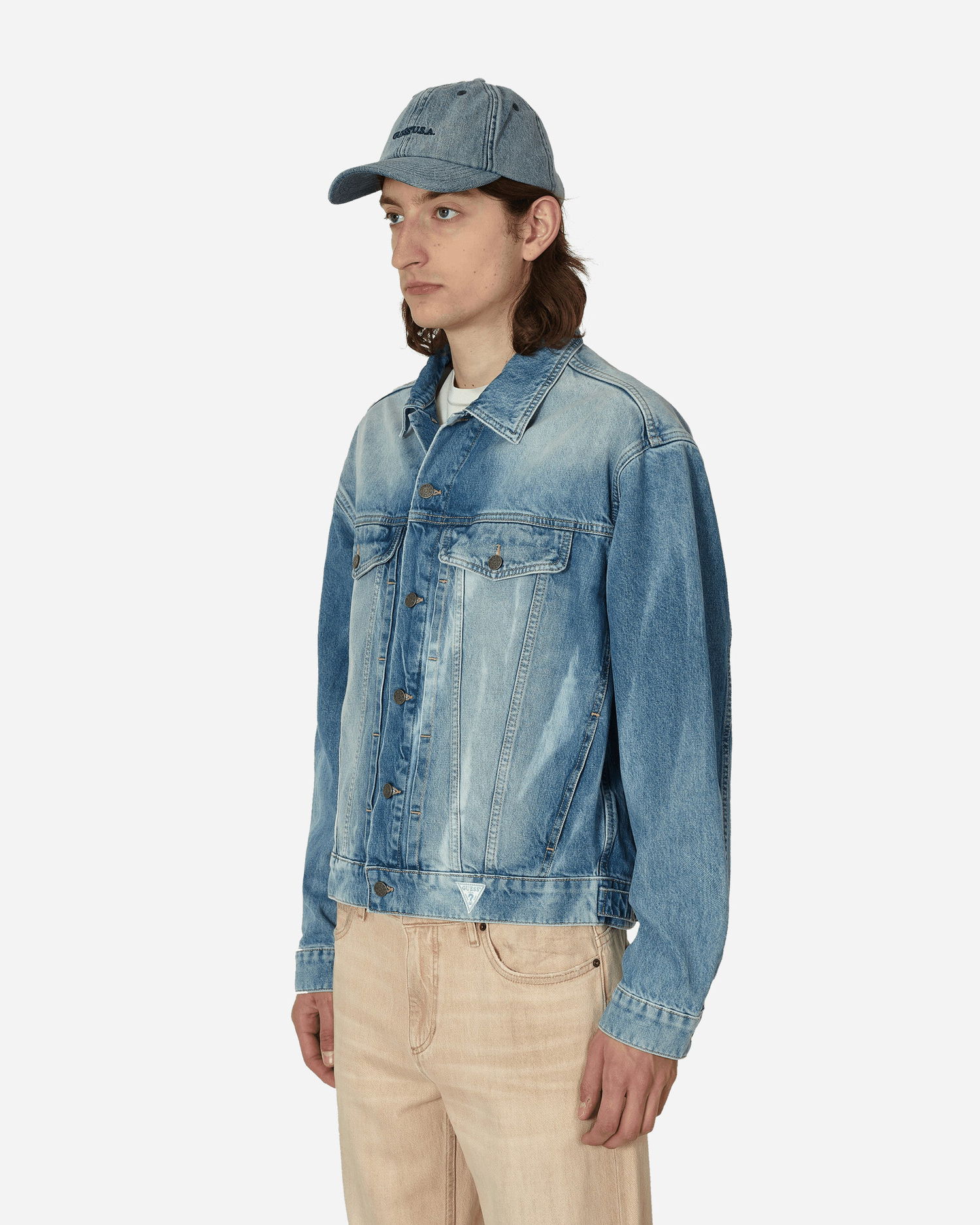 Яке GUESS Vintage Denim Jacket Синьо | M3GU97D4RV0 A722, 1