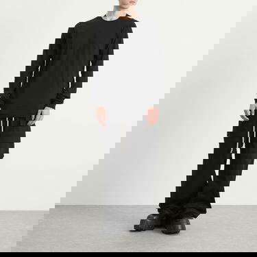 Тениска Rick Owens DRKSHDW Level Long Sleeve T-Shirt, Size Large Черно | DU02E7260-RN-09, 4