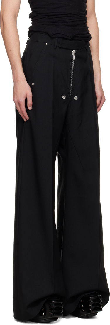 Панталони Rick Owens Rick Owens Concordians Wide Bela Tailored Trousers Черно | RU02E1354 WGP, 1