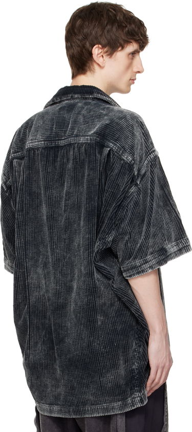 Яке Maison MIHARA YASUHIRO MIHARA YASUHIRO Amateur Sewn Like Corduroy Short-Sleeve Shirt Сиво | A14SH084, 2
