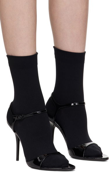 Чорапи Balenciaga Balenciaga Avenue Sock 110 Heeled Sandals Черно | 810517 W12H2, 3