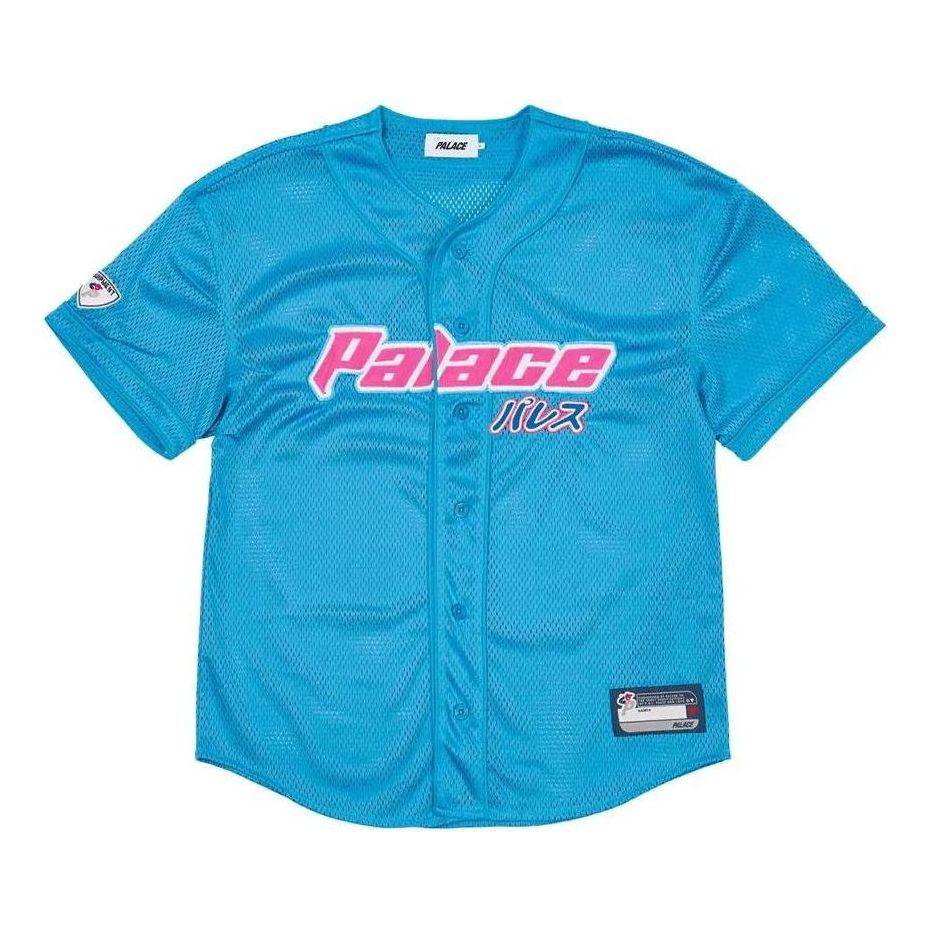 Фланелка Palace Palace Baseball Jersey Синьо | P23ES110BLUE, 0
