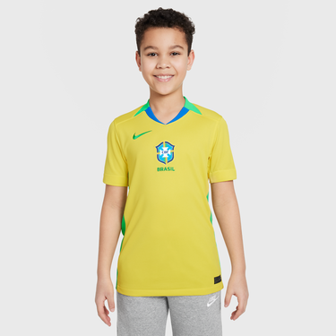 Фланелка Nike Brazil Stadium 2025 Dri-FIT Replica Jersey Жълто | FZ9194-718, 0