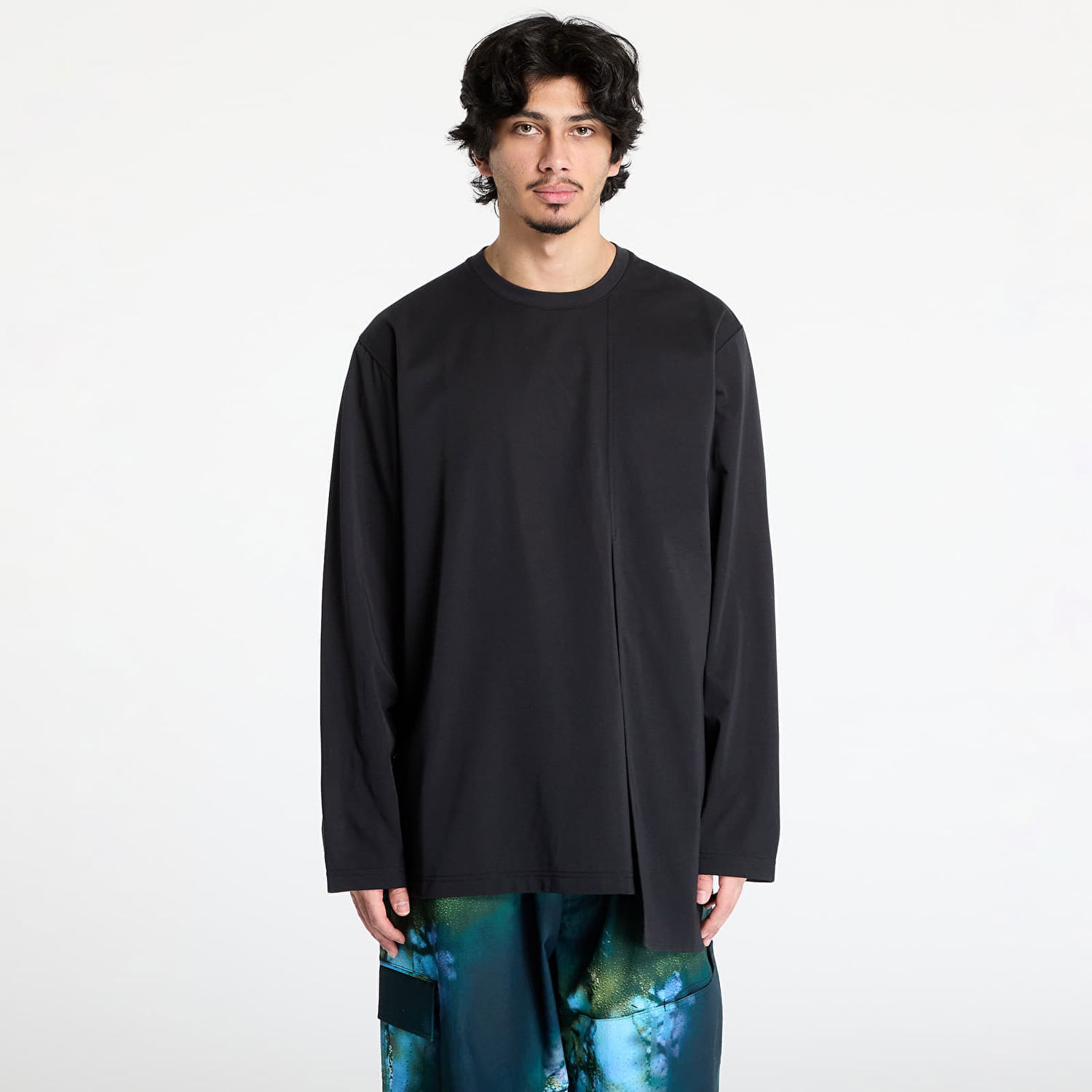 Тениска Y-3 Y-3 Premium Long Sleeve Top Черно | JN4944, 0