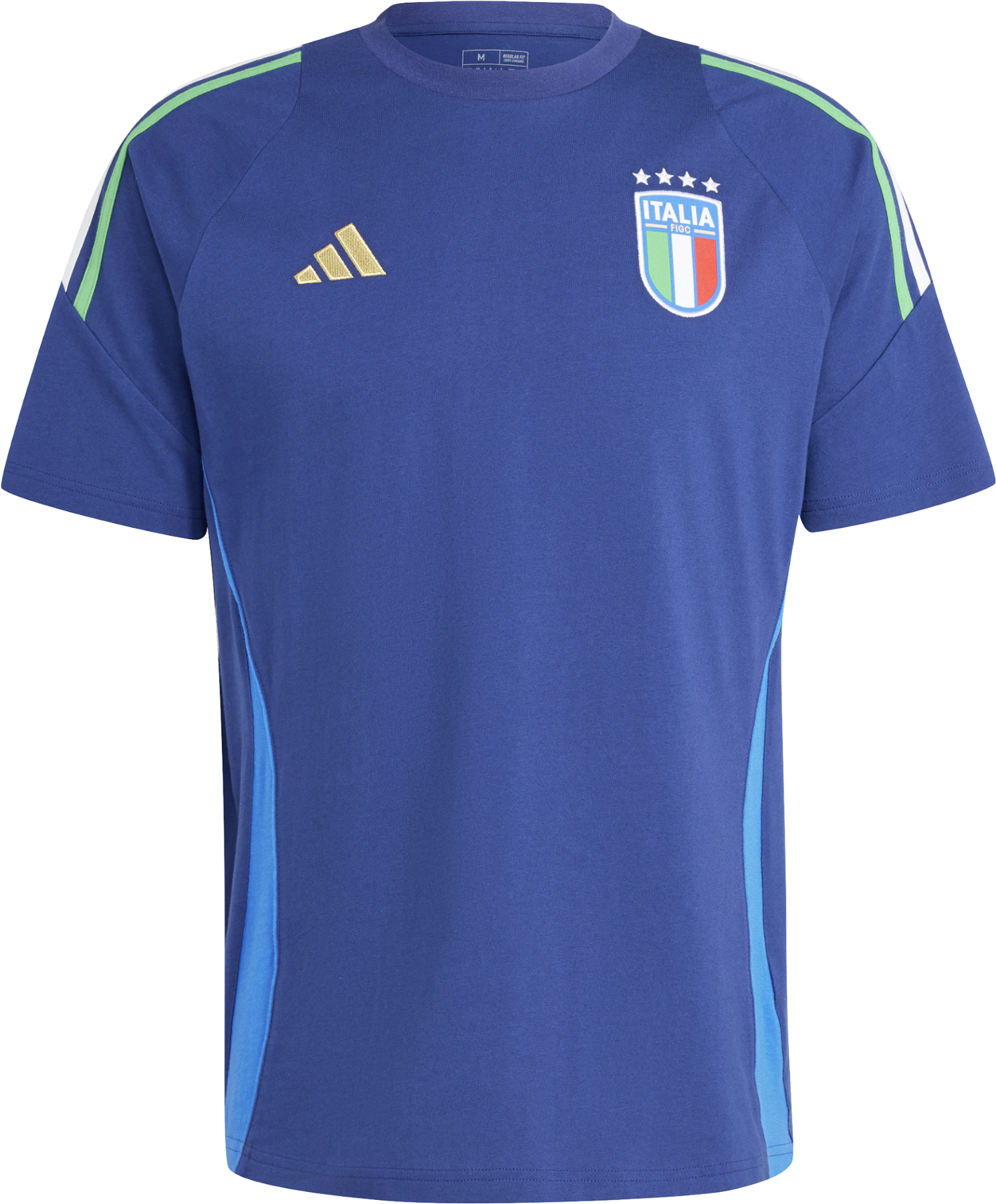 Тениска adidas Originals T-Shirt Italy Tiro 24 Competition Синьо | iq2176, 0