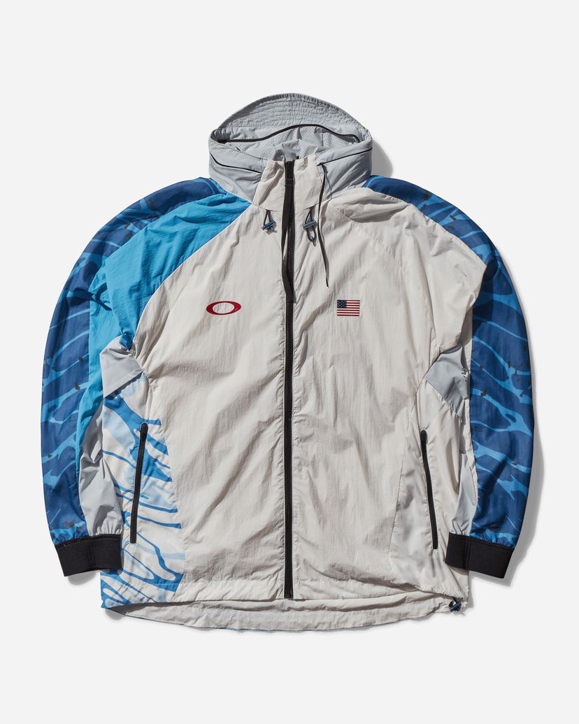 Ветровка OAKLEY Team USA Surfing Windbreaker Сиво | FOA407810 231