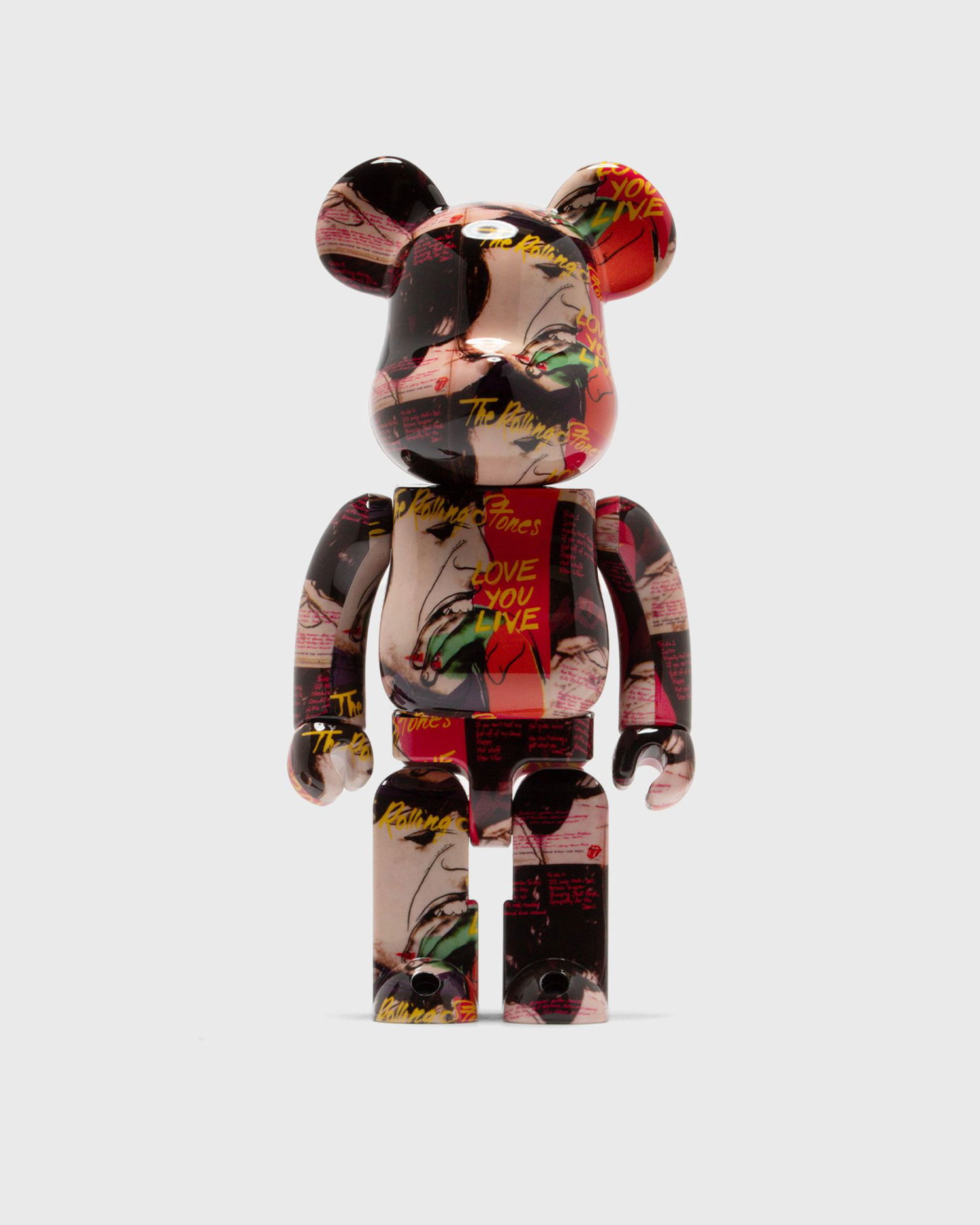Колекционерско Medicom Toy ANDY WARHOL X THE ROLLING STONES LOVE YOU LIVE 1000% BE@RBRICK Figure Многоцветен | MED1403, 0