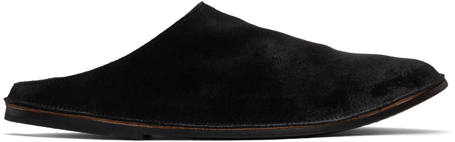Облекло Marsèll Marsèll Strasacco Suede Mules Черно | MM3156 P024666, 0