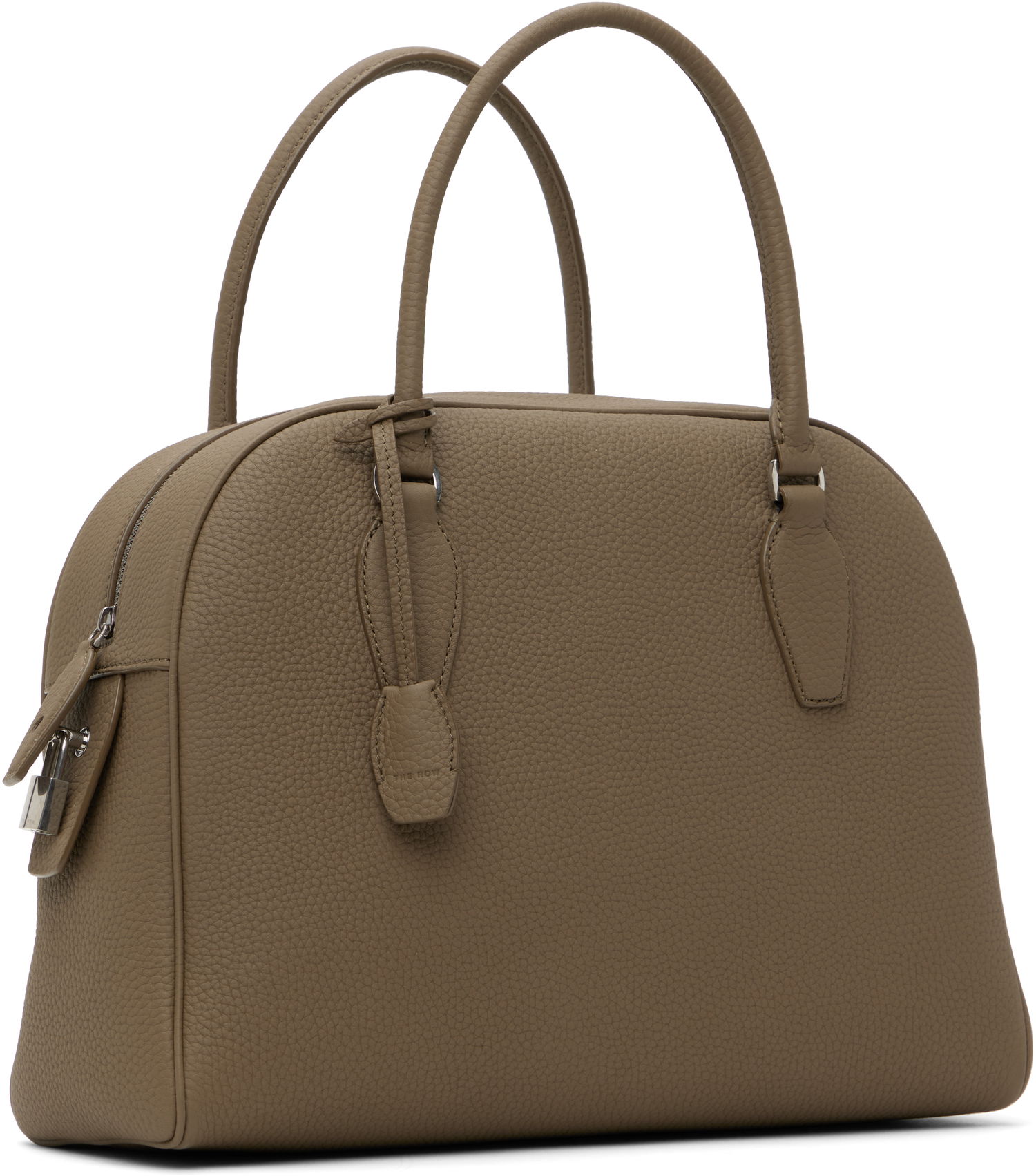 Дамска чанта The Row The Row India 12.00 Leather Satchel Bag Кафяво | W1595-L133, 1