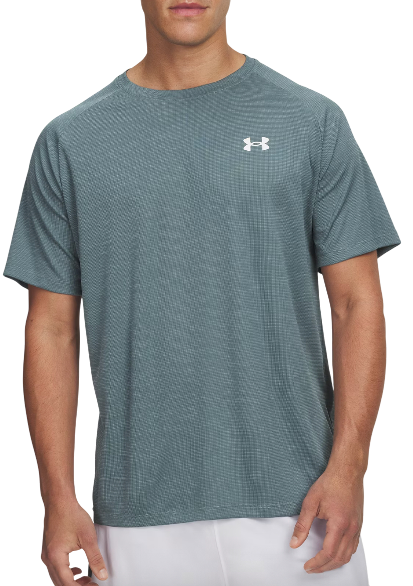 Тениска Under Armour Tech Textured Short Sleeve T-Shirt Тюркоазено | 1382796-587