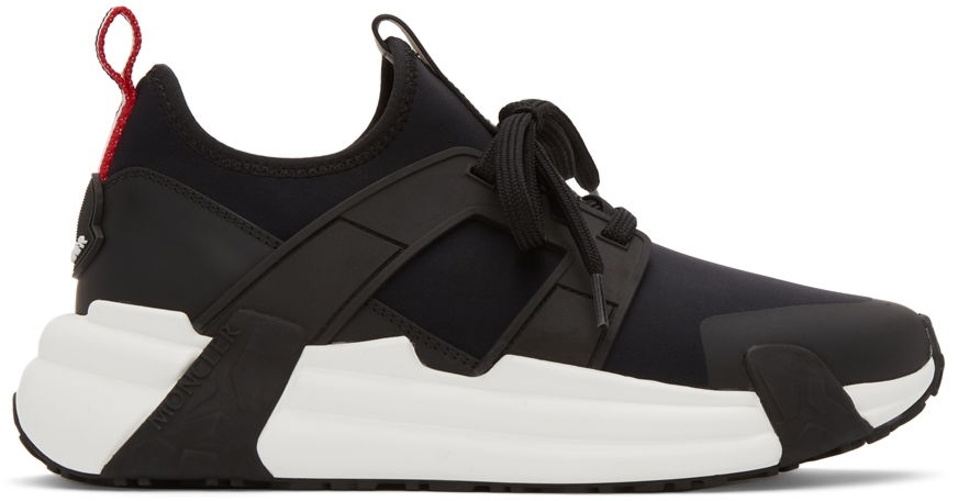 Кецове и обувки Moncler Black Lunarove Low-Top Черно | H109A4M00090M1419, 0
