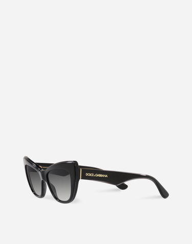 Слънчеви очила Dolce & Gabbana New Print Cat-Eye Gradient Lens Sunglasses Черно | VG4417VP68G9V000, 1