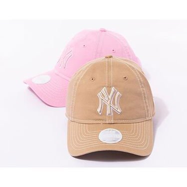 Шапка с козирка New Era 9TWENTY MLB Washed New York Yankees Camel / White One Size Бежово | 60434986, 2