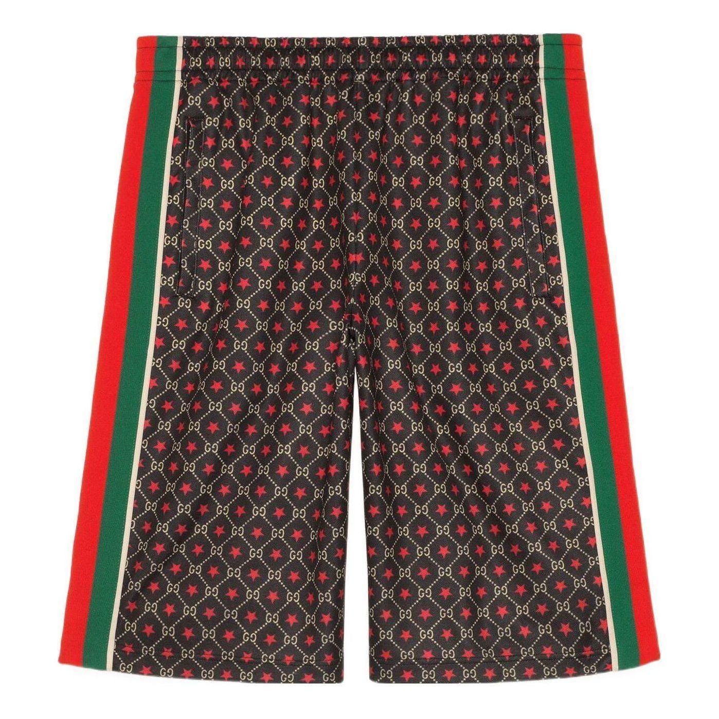 Къси панталони Gucci Star Print Track Shorts Черно | 575736-XJBA6-1145, 0