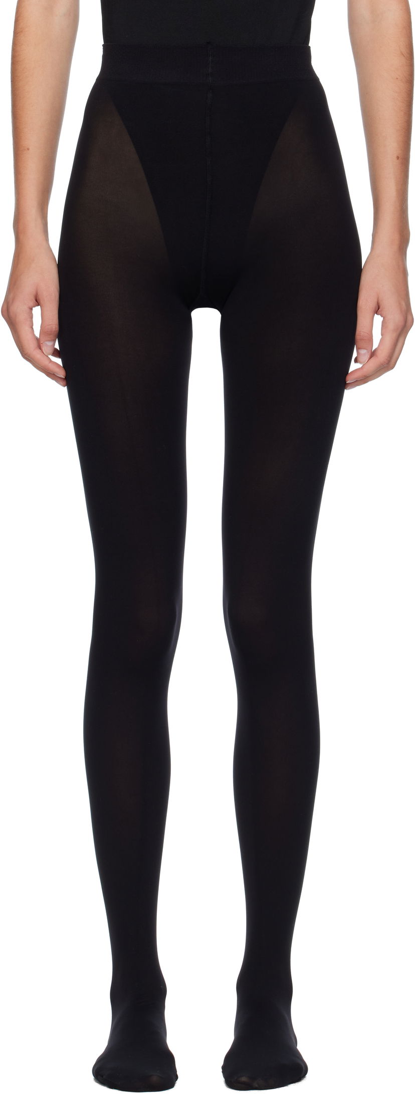 Чорапи Alaïa ALAÏA Integrated Feet Tights Черно | AA9A55553M785