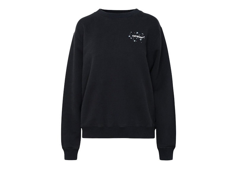 Суитчър Off-White Cotton Sweatshirt Black Черно | OWBA055F23JER0041001