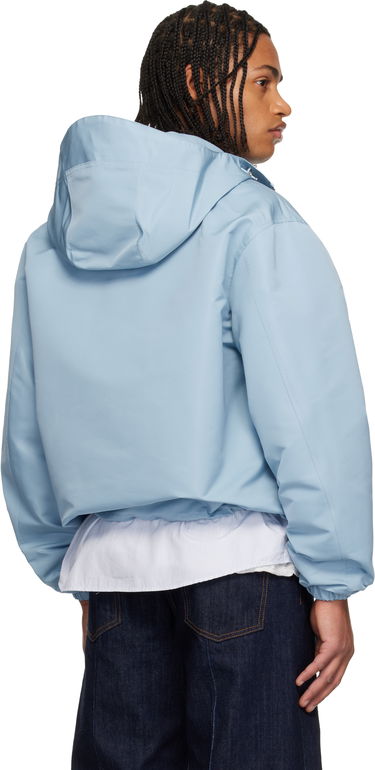 Ветровка Givenchy Hooded Full-Zip Windbreaker Jacket Синьо | BM01DR166P451, 2