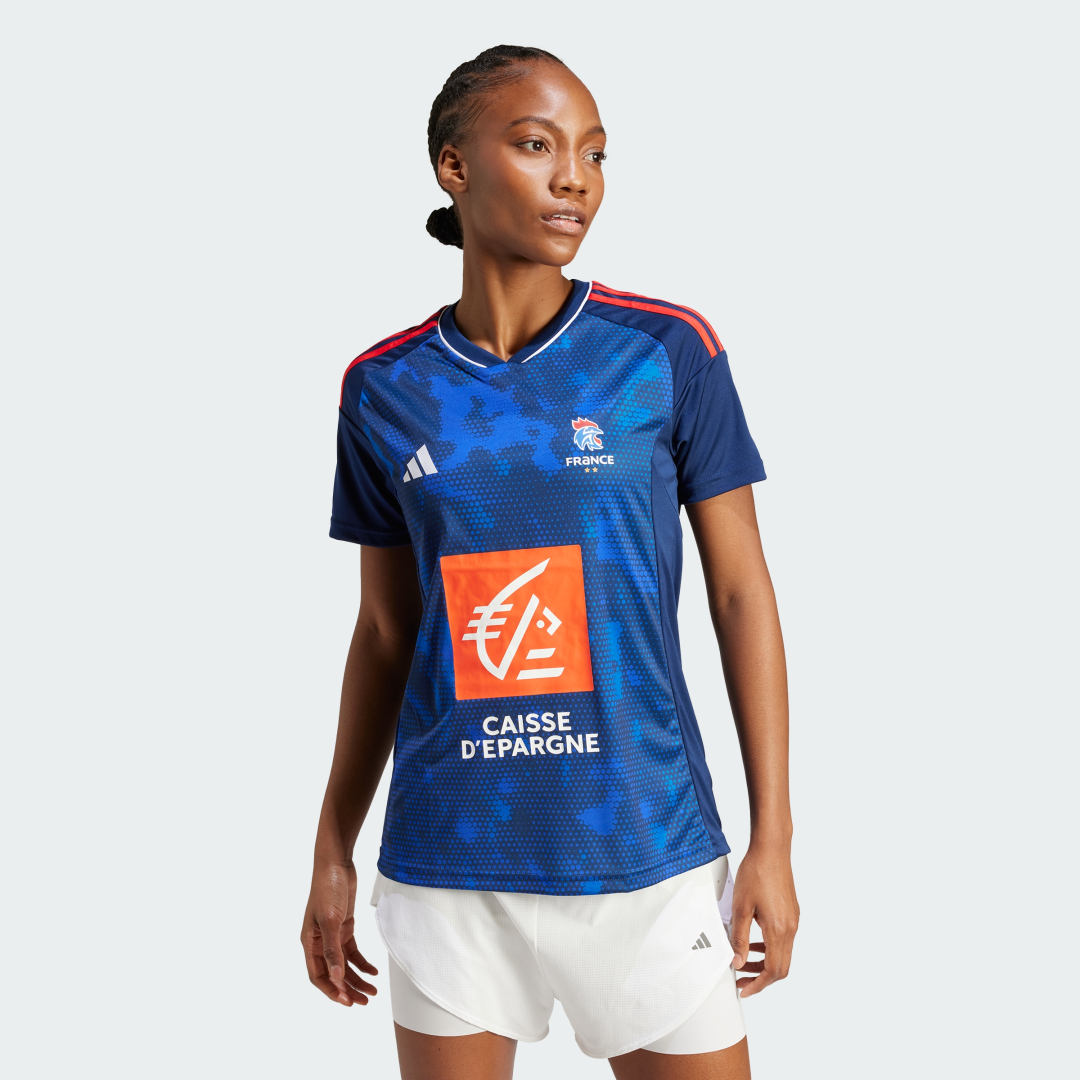 Фланелка adidas Performance France AEROREADY Handball Jersey Тъмно синьо | IN5573, 0