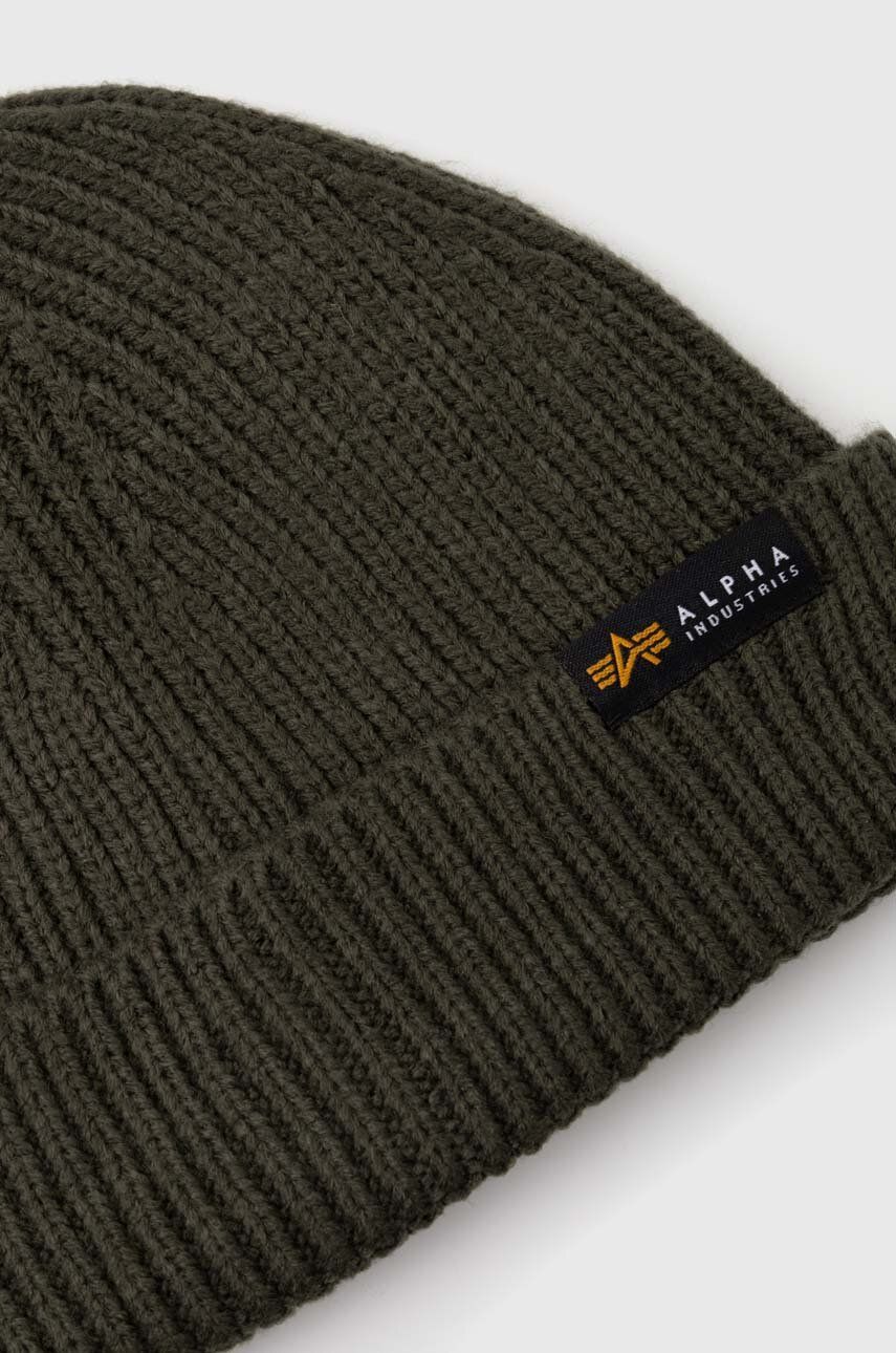 Шапка Alpha Industries Beanie Knitted Зелено | 138905.142, 1