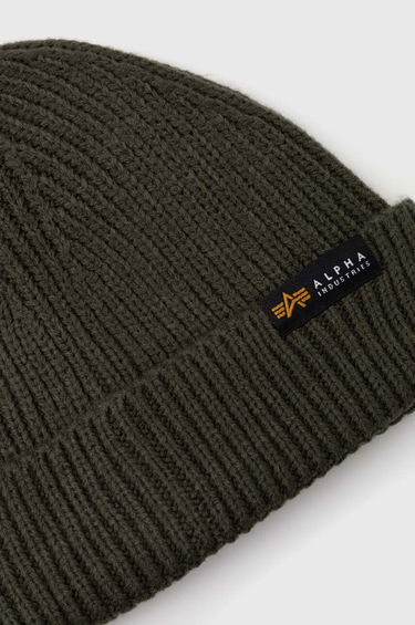 Шапка Alpha Industries Beanie Knitted Зелено | 138905.142, 1