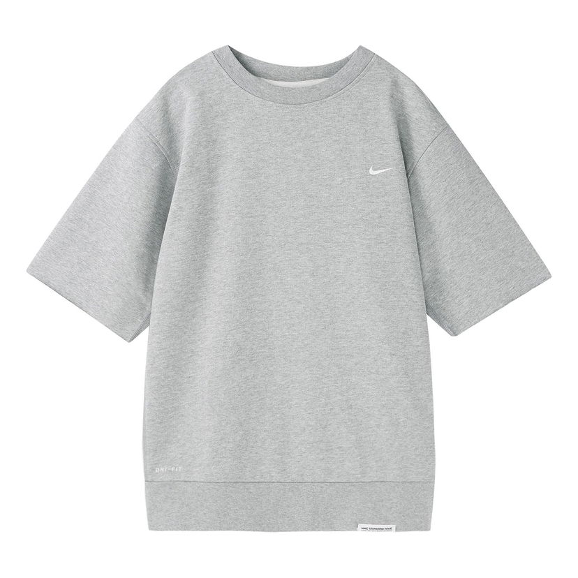 Пуловер Nike Standard Issue Dri-FIT Short Sleeve Pullover Сиво | CV1940-063
