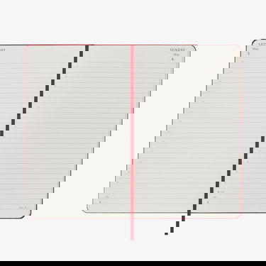 Дневник Moleskine 2025 Daily Hard Cover Planner Червено | 8056999270148, 4
