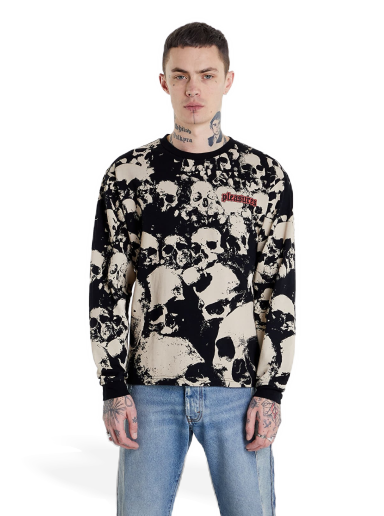 Тениска Pleasures Despair Longsleeve Shirt Черно | P22SP014 black