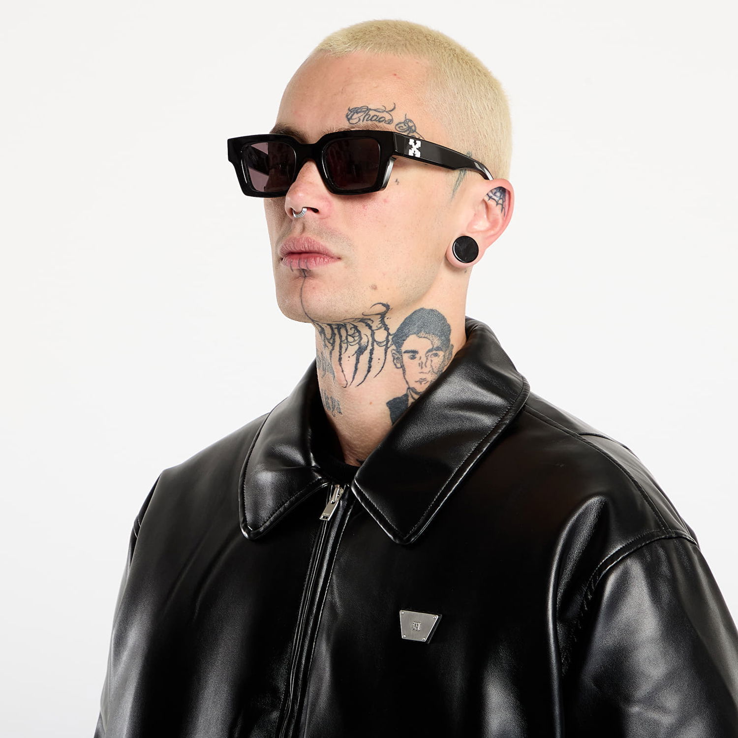 Яке бомбър MISBHV Faux Leather Puffer Bomber Jacket Black Черно | 251M427, 1