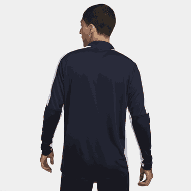 Тениска Nike Academy Dri-FIT 1/2 Zip Global Football Top Global Тъмно синьо | DX4294-451, 2