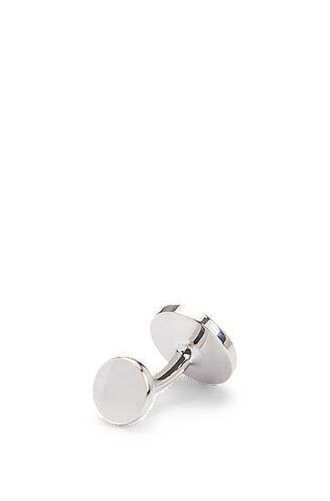 Бижута BOSS BOSS Round Cufflinks with Engraved Logo Металик | 50495126, 1