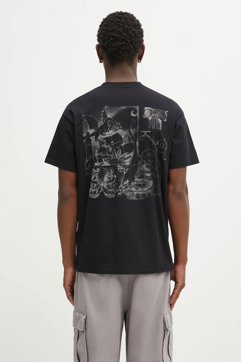 Тениска Carhartt WIP Short Sleeve Cotton Graphic Print T-Shirt Okniceok 02 Черно | I035550.89XX