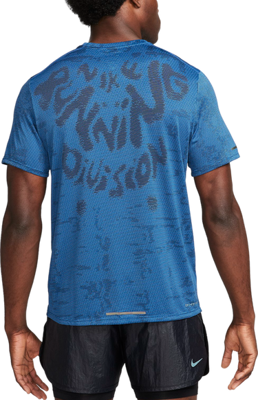 Тениска Nike M NK DFADV RUN DIV SS TOP Синьо | fn3383-476, 1