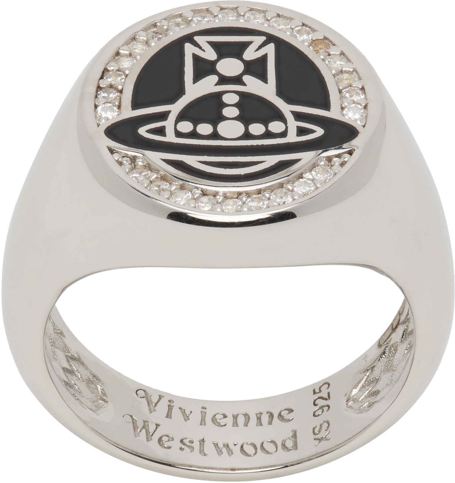 Пръстен Vivienne Westwood Vivienne Westwood Silver Sussex Ring Металик | 64040186-01P586-, 0