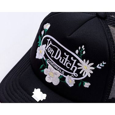 Шапка с козирка Von Dutch Von Dutch Trucker Flora Polyester Foam Cap Черно | VD-7030851, 5