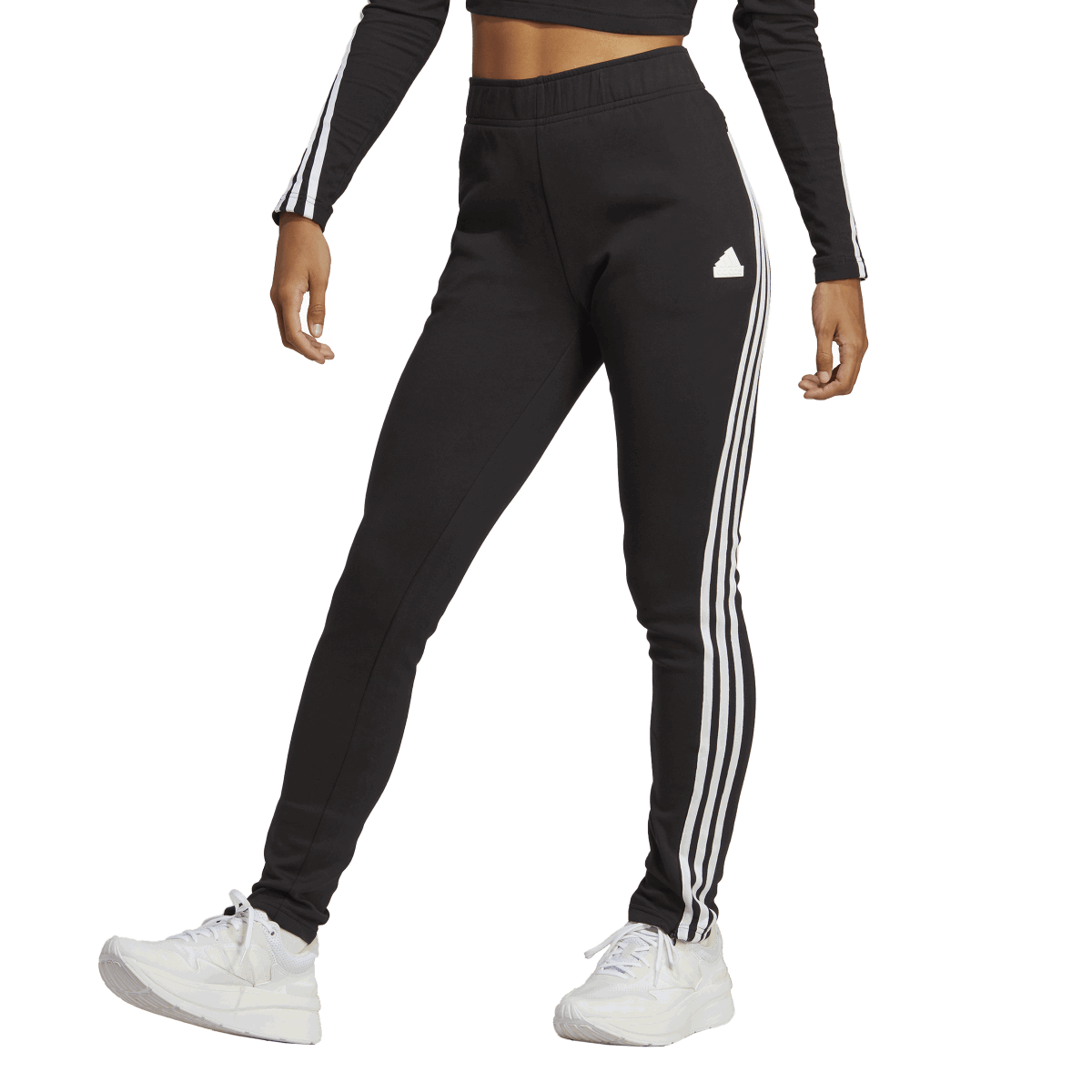 Спортни панталони adidas Originals 3-Stripes Fleece Pants Черно | IB1050, 0