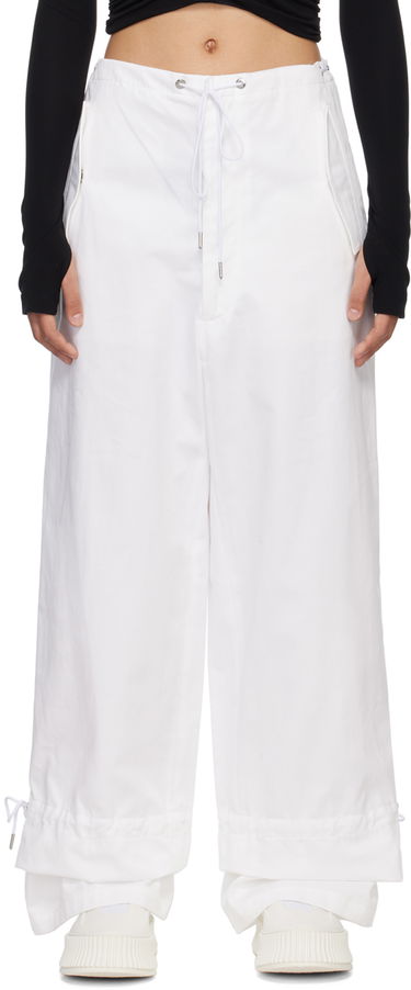 Карго панталони Dion Lee Dion Lee Eyelet Tie Trousers Бяло | A2273R22, 0