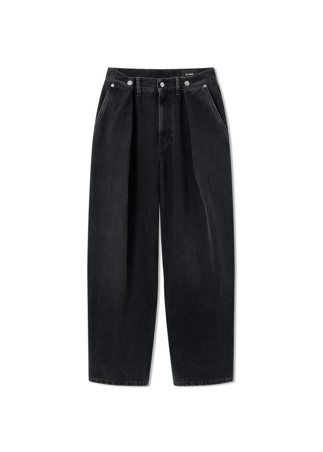 Rumor Pleated Wide Leg Jeans