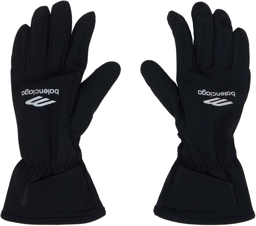 Ръкавици Balenciaga Skiwear 3B Sports Icon Ski Gloves Черно | 773147-4D9B4-1000, 0