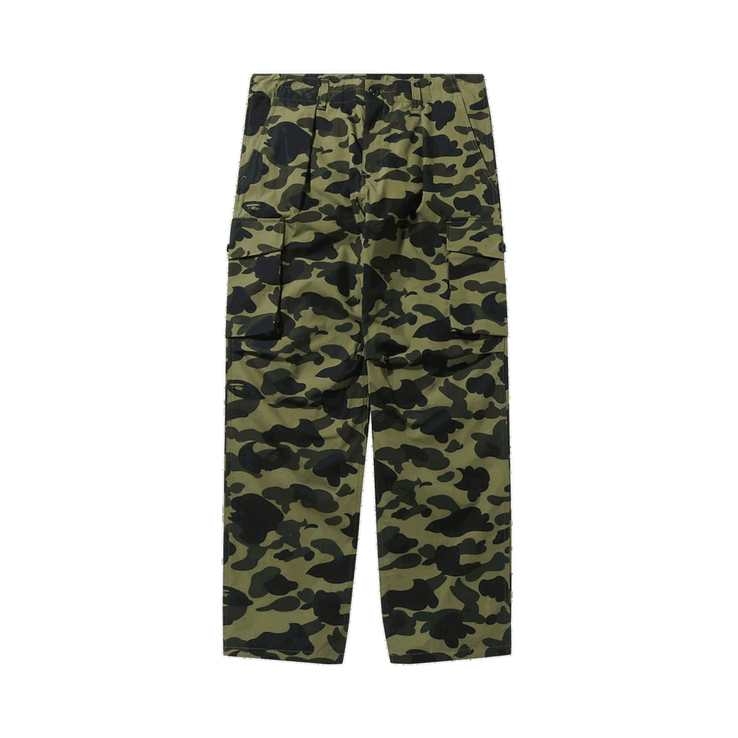 Спортни панталони BAPE 1st Camo Wide Fit 6 Pocket Pants Зелено | 1H80 152 017 GREEN, 0