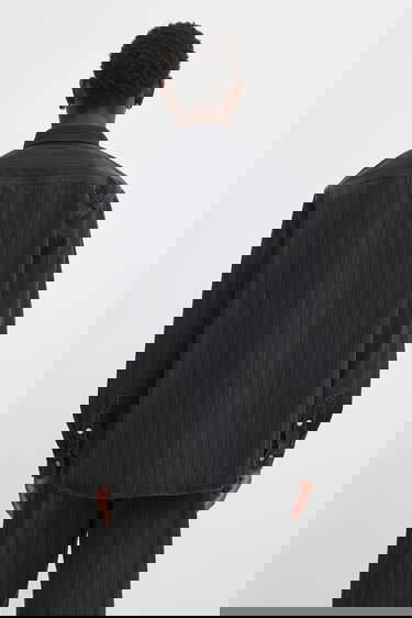 Риза Carhartt WIP Rylan Relaxed Fit Striped Denim Shirt with Classic Collar Черно | I035567.32I06, 2