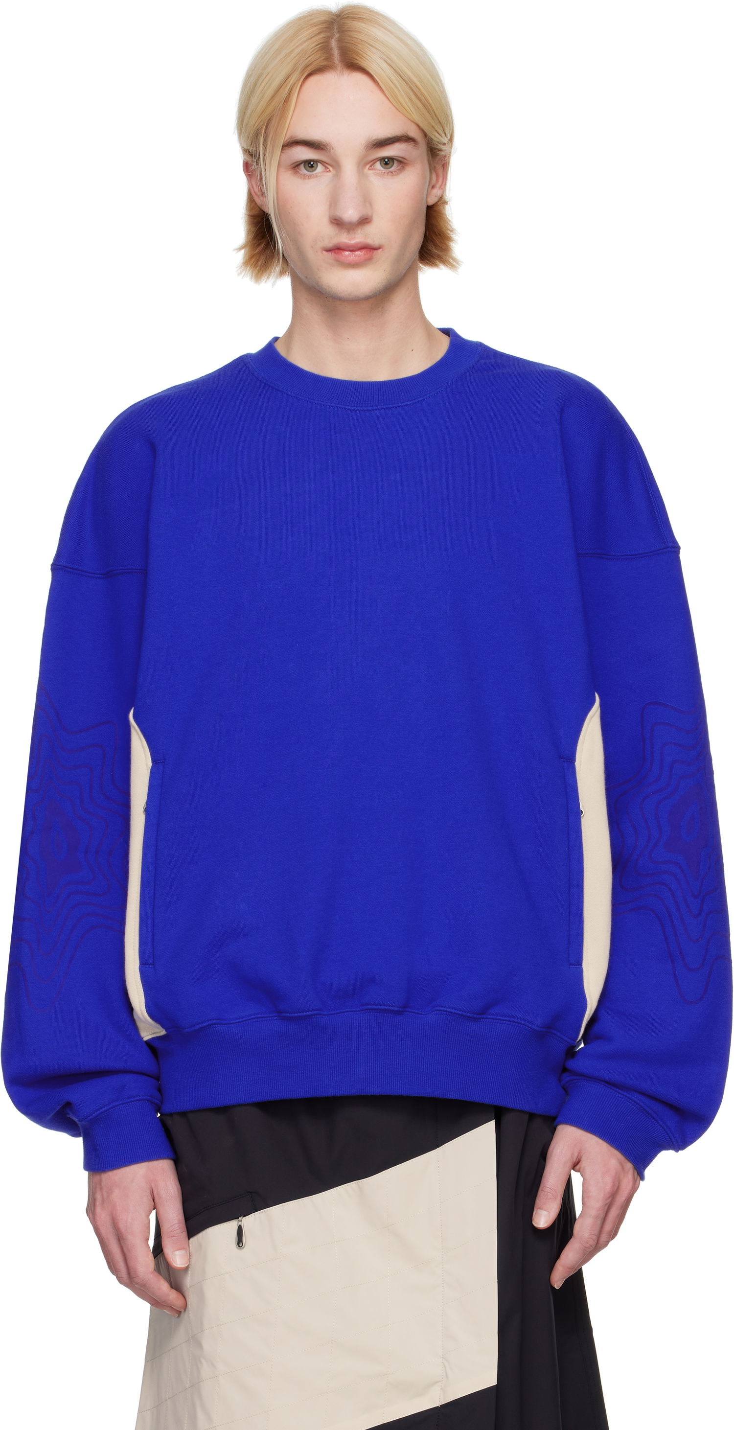 Пуловер Asics Edition Bixance Sweatshirt Синьо | 2203A297-400, 0