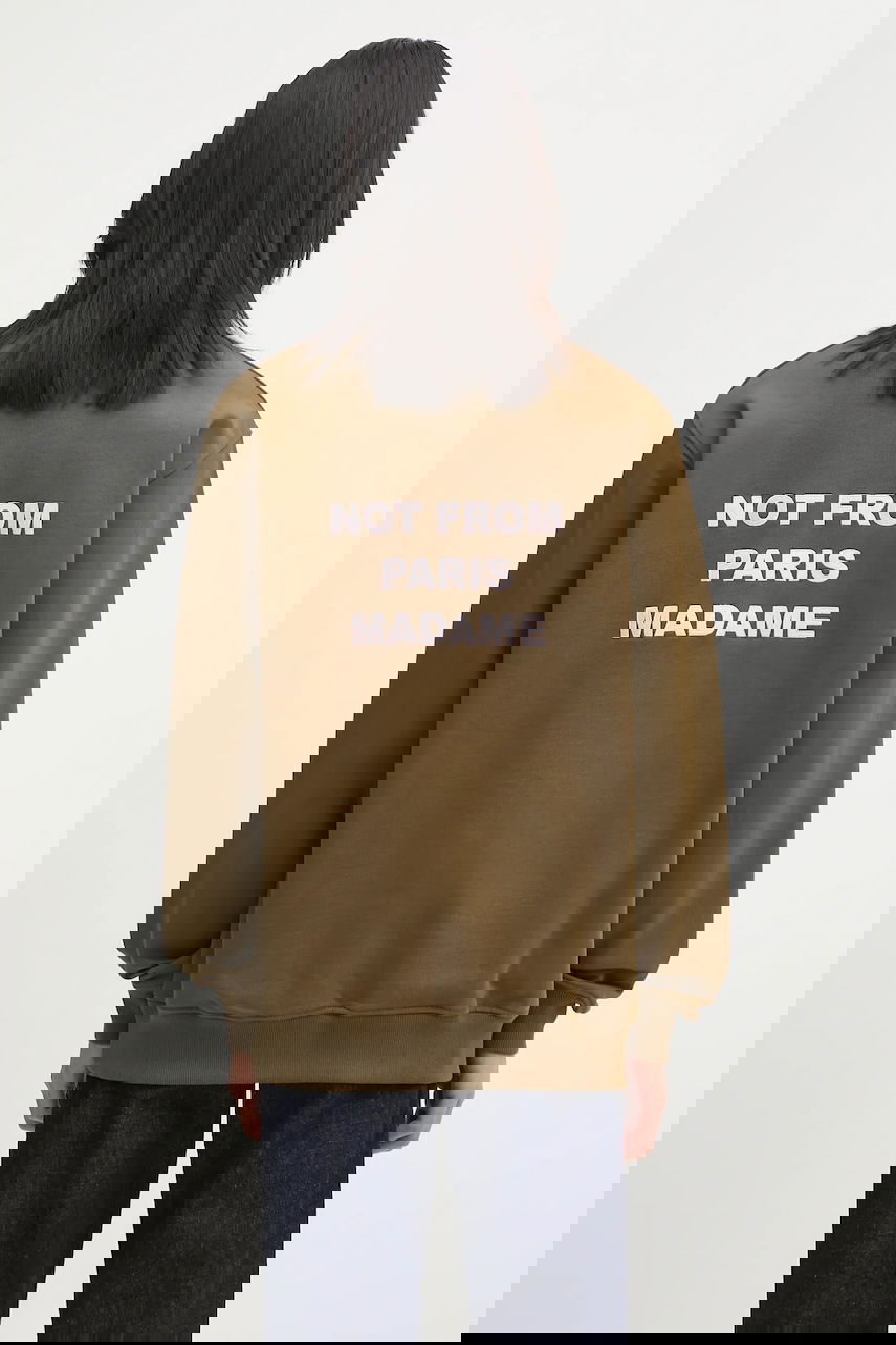 Суитчър Drôle de Monsieur Drôle de Monsieur Le Sweatshirt Slogan Зелено | I.SW149.CO127, 0