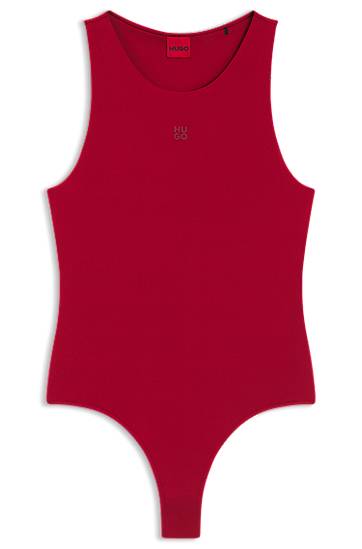 боди BOSS HUGO Stretch Jersey Bodysuit Червено | 50545196, 0
