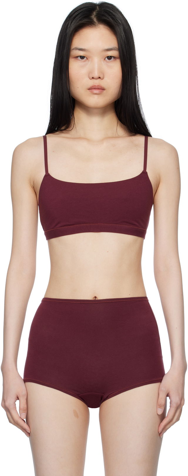 SKIMS Cotton Jersey Scoop Bralette