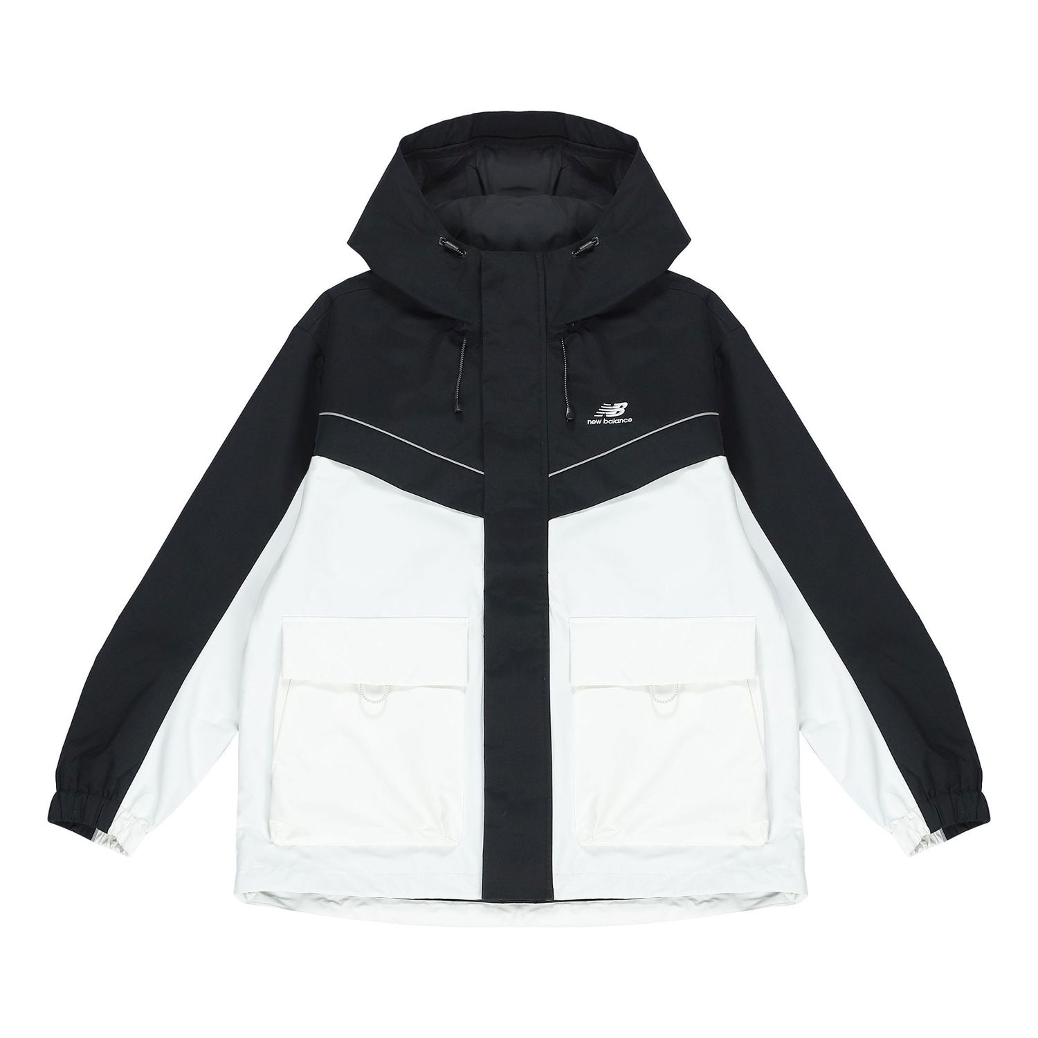 Ветровка New Balance Windproof Jacket Бяло | 5AC39333-BK, 0