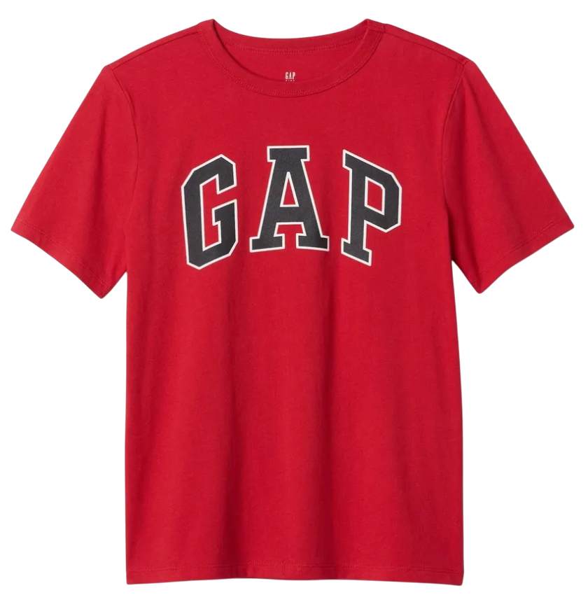 Тениска GAP T-shirt Basic Logo Червено | 708370-00, 0