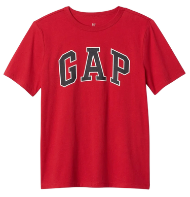 Тениска GAP T-shirt Basic Logo Червено | 708370-00, 0