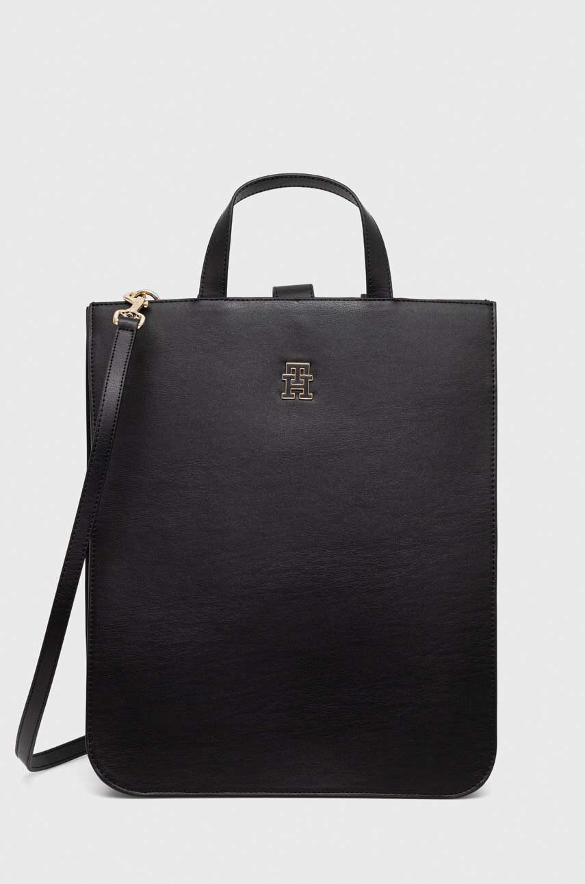 Чанта през рамо Tommy Hilfiger Shouldr Bag Черно | AW0AW15083, 0