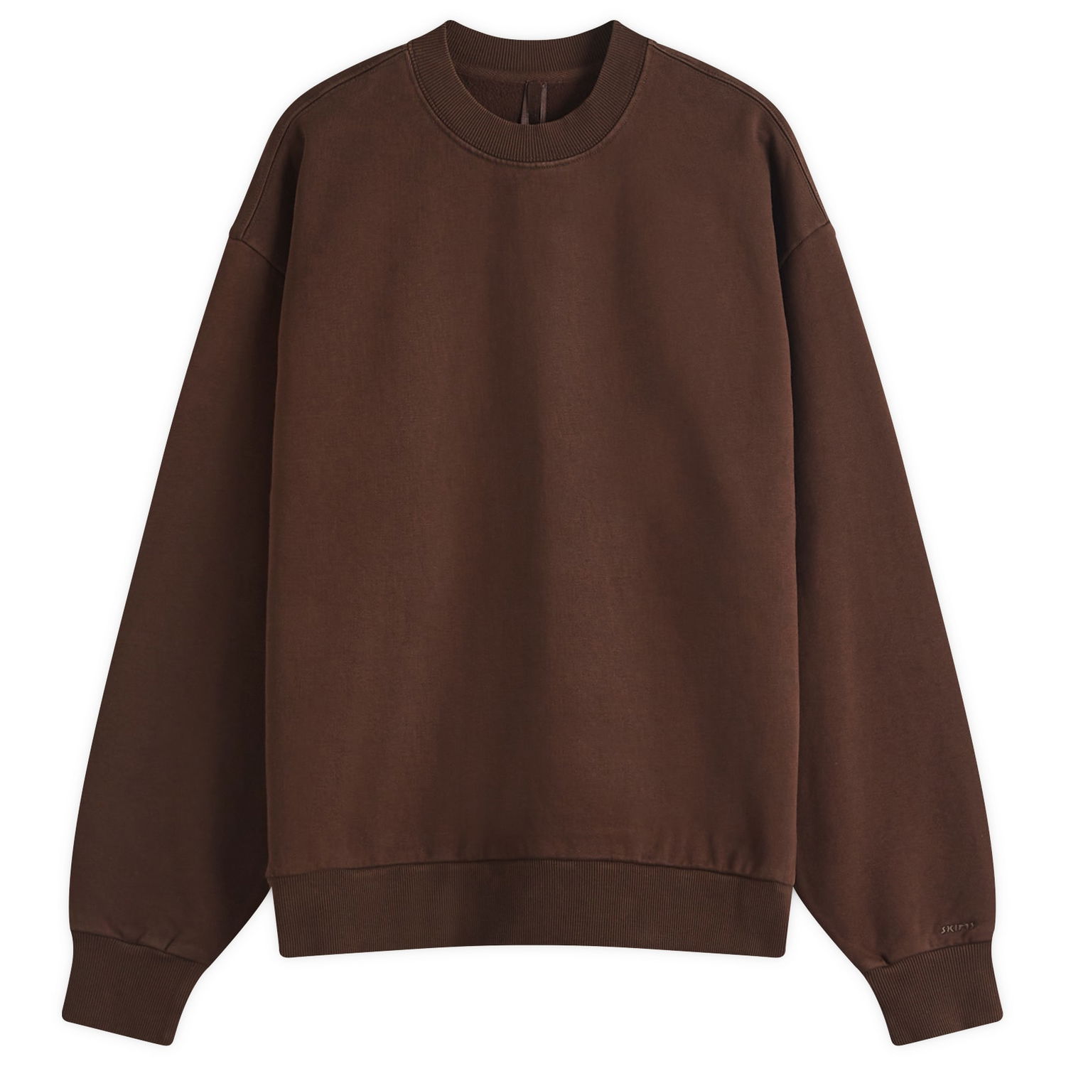 Суитчър SKIMS SKIMS Boyfriend Fleece Pullover, Size Large Кафяво | PL-PLO-8017W-ESPRESSO, 1