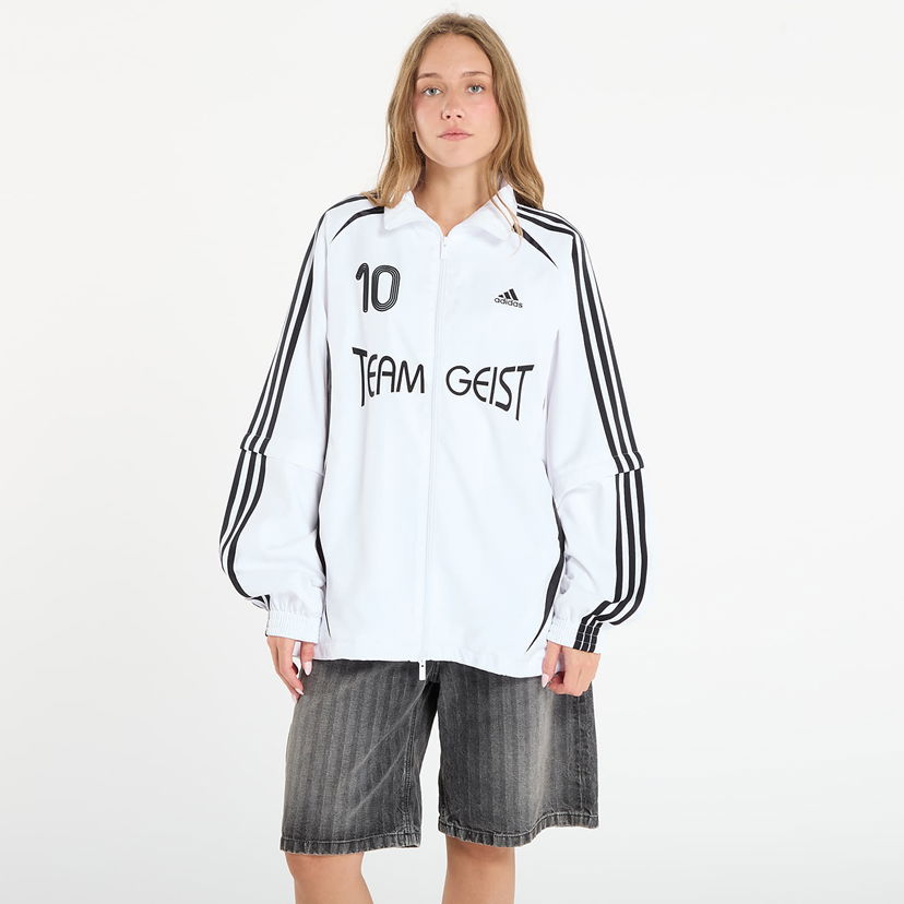 Яке adidas Originals Adilenium Season 4 Teamgeist Oversized Track Jacket Бяло | KE7570